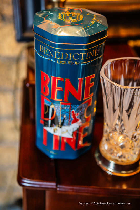 Vintage Benedictine Liqueur Collectible Tin